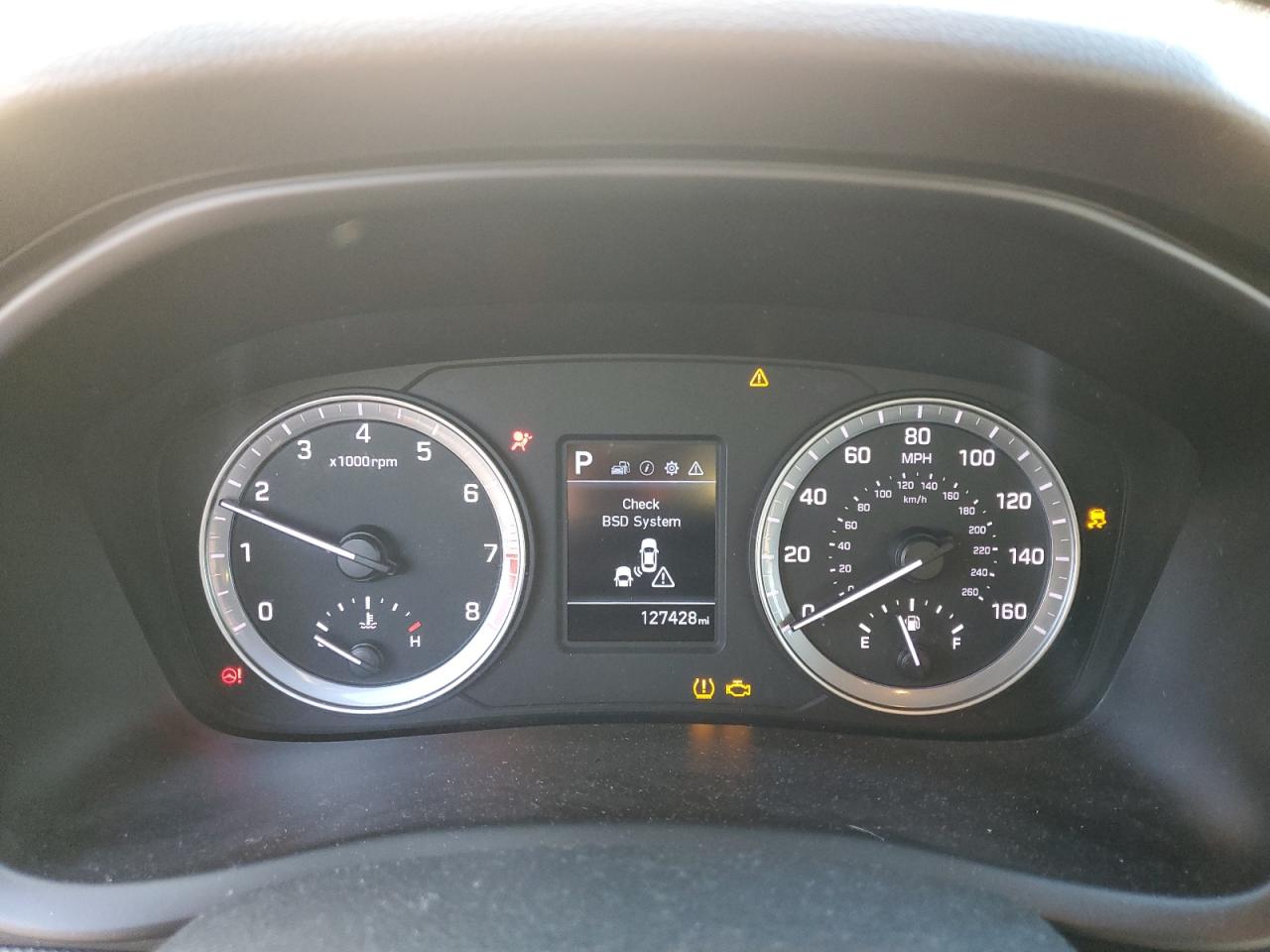 2019 Hyundai Sonata VIN 5NPE24AF9KH744664 Copart auction photo, front end / side damage thumbnail 9