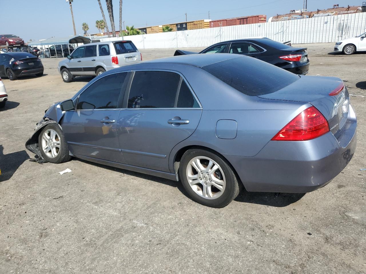 2007 Honda Accord VIN 1HGCM56717A206291 Copart auction photo, undercarriage / front end damage thumbnail 2