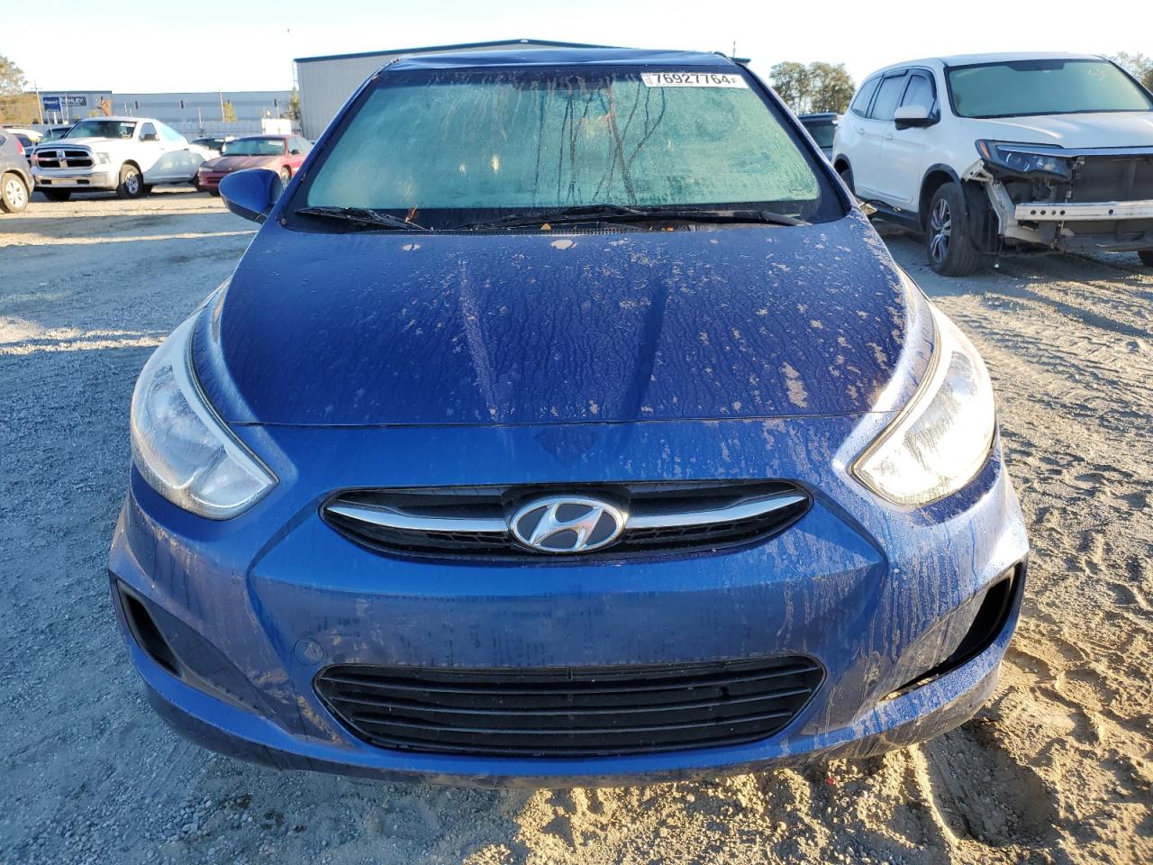 2016 Hyundai Accent VIN KMHCT4AE9GU068088 Copart auction photo, frame damage / top/roof damage thumbnail 5
