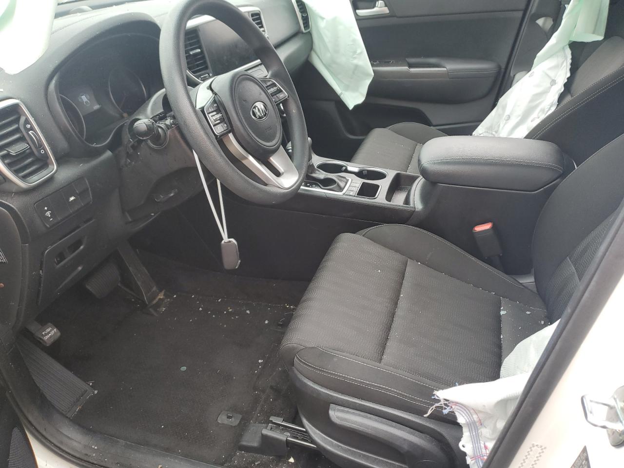 2021 KIA Sportage VIN KNDPMCAC8M7905886 Copart auction photo, front end / side damage thumbnail 7