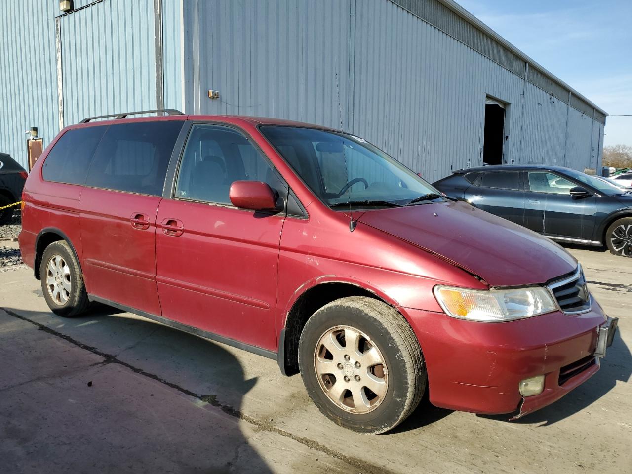 2002 Honda Odyssey VIN 2HKRL18632H536119 Copart auction photo, all over / mechanical damage thumbnail 4