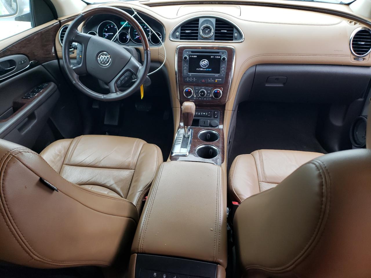 2017 Buick Enclave VIN 5GAKVCKDXHJ135196 Copart auction photo, front end / side damage thumbnail 8