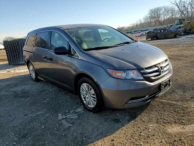 2016 Honda Odyssey VIN 5FNRL5H27GB081933 Copart auction photo, rear end damage thumbnail 15