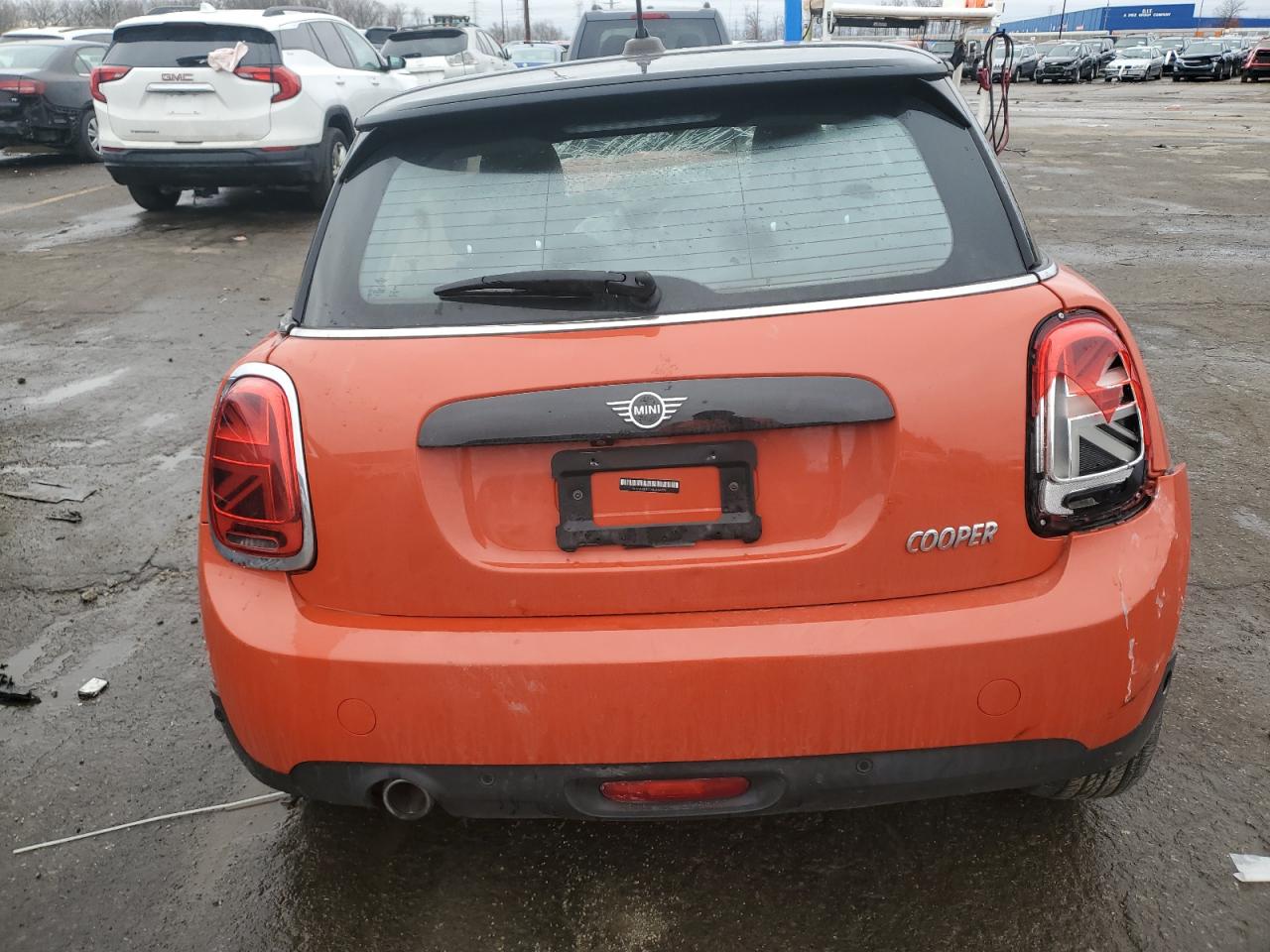 2020 MINI Cooper VIN WMWXR3C00L2L53779 Copart auction photo, front end / side damage thumbnail 6