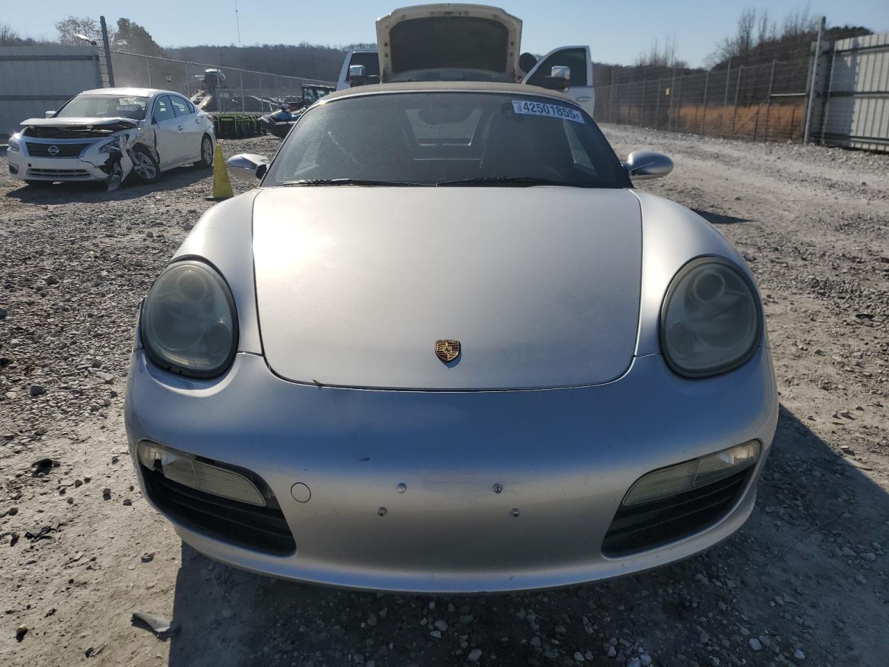 2005 Porsche Boxster VIN WP0CA298X5U712840 Copart auction photo, all over damage thumbnail 5