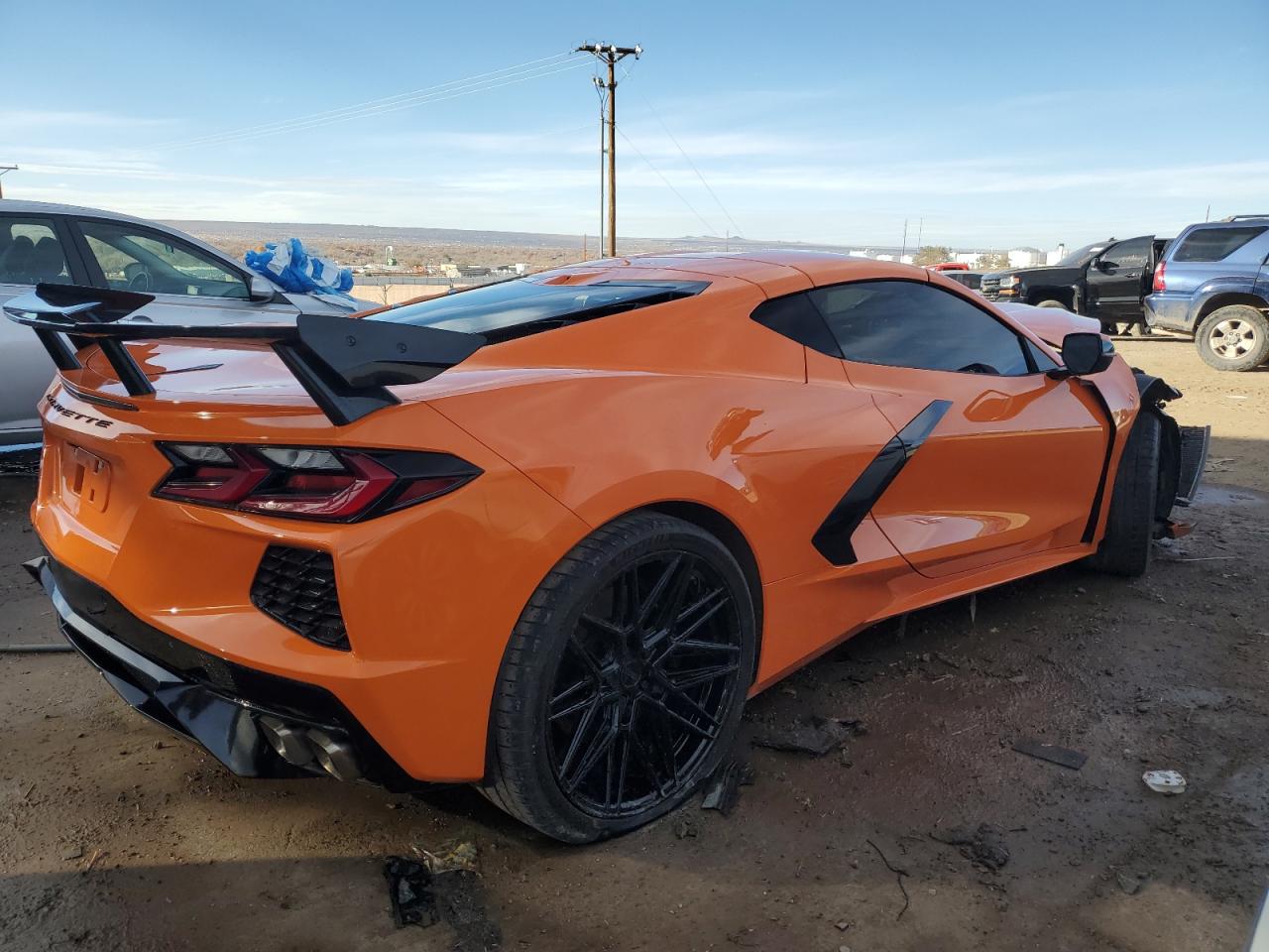 2023 Chevrolet Corvette VIN 1G1YB2D42P5101052 Copart auction photo, front end damage thumbnail 3
