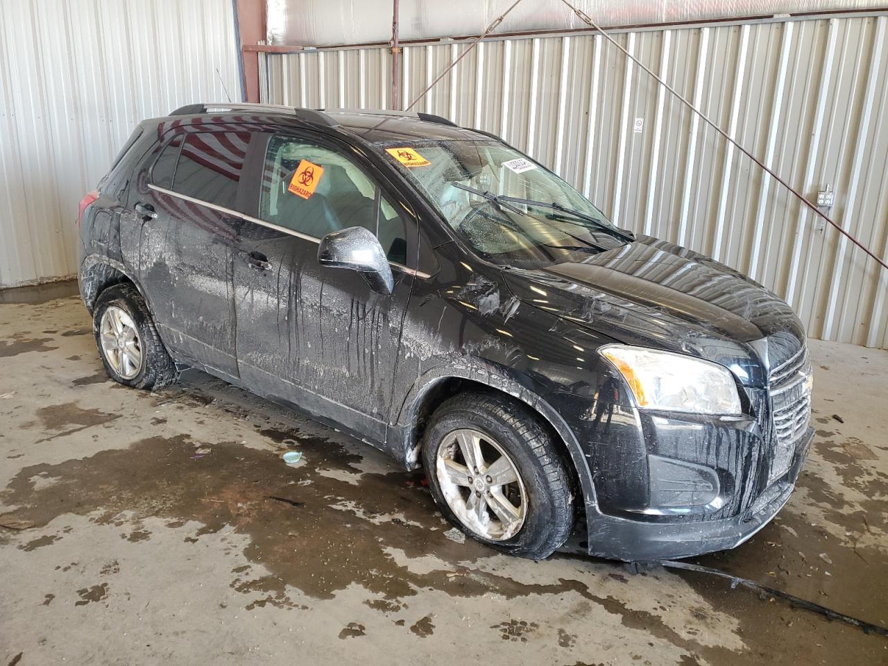 2015 Chevrolet Trax VIN 3GNCJRSB7FL244454 Copart auction photo, all over damage thumbnail 4