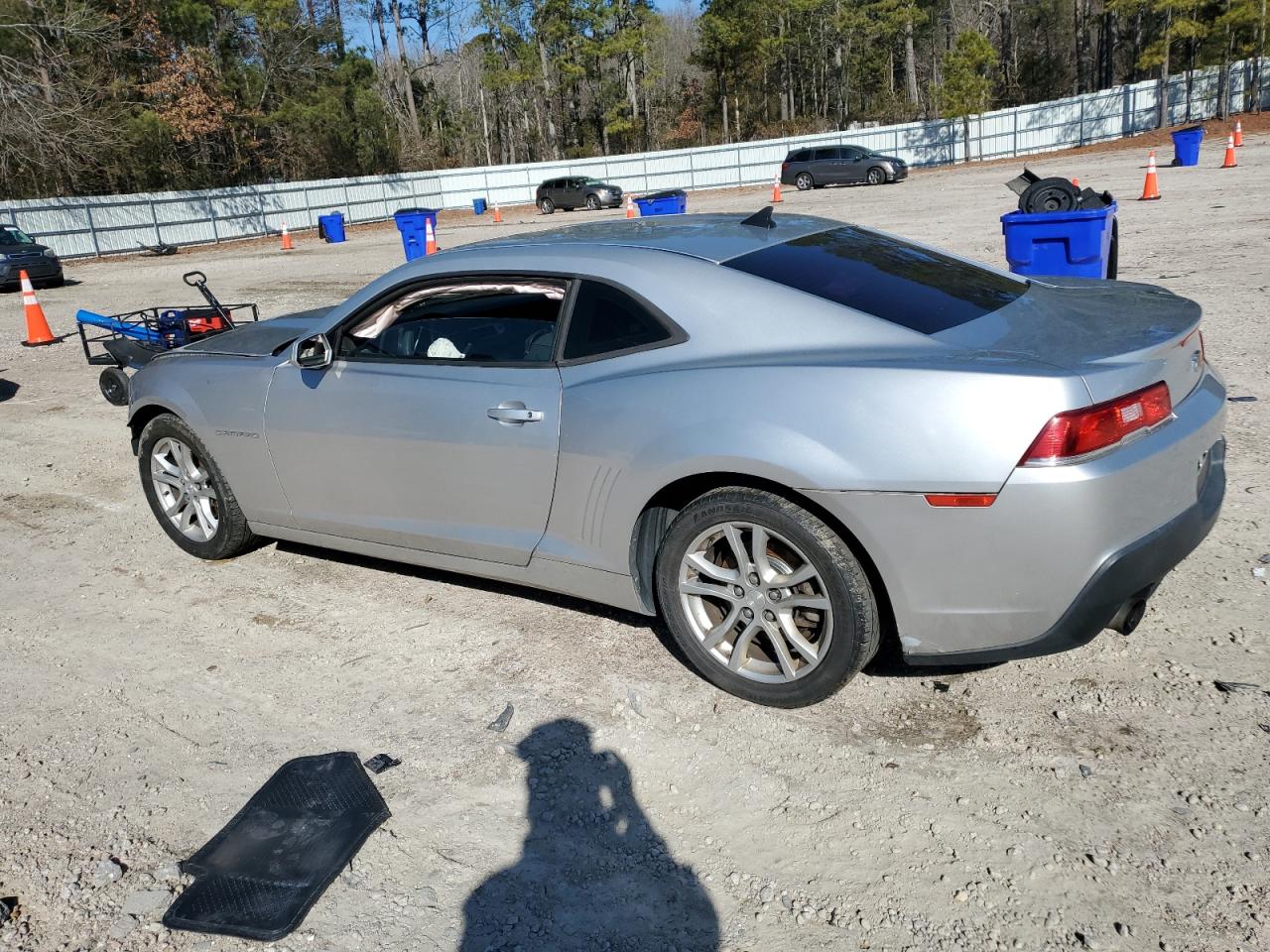 2014 Chevrolet Camaro VIN 2G1FE1E31E9248204 Copart auction photo, front end / side damage thumbnail 2