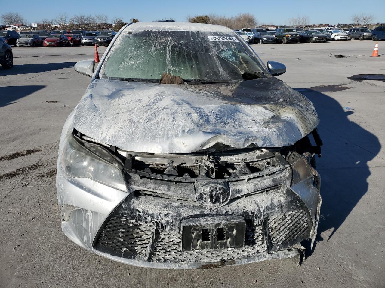2015 Toyota Camry VIN 4T1BF1FK5FU014091 Copart auction photo, burn / front end damage thumbnail 5