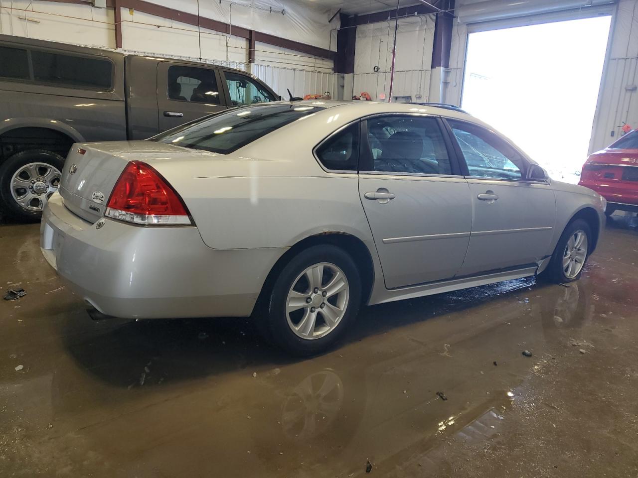 2012 Chevrolet Impala VIN 2G1WF5E38C1227043 Copart auction photo, front end / side damage thumbnail 3