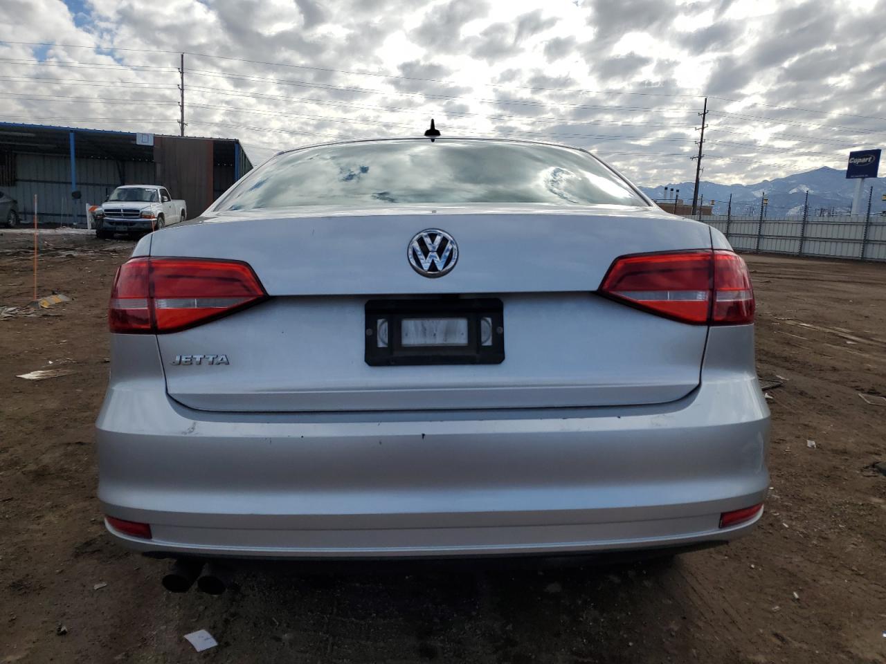 2015 Volkswagen Jetta VIN 3VW2K7AJ5FM324292 Copart auction photo, front end / side damage thumbnail 6