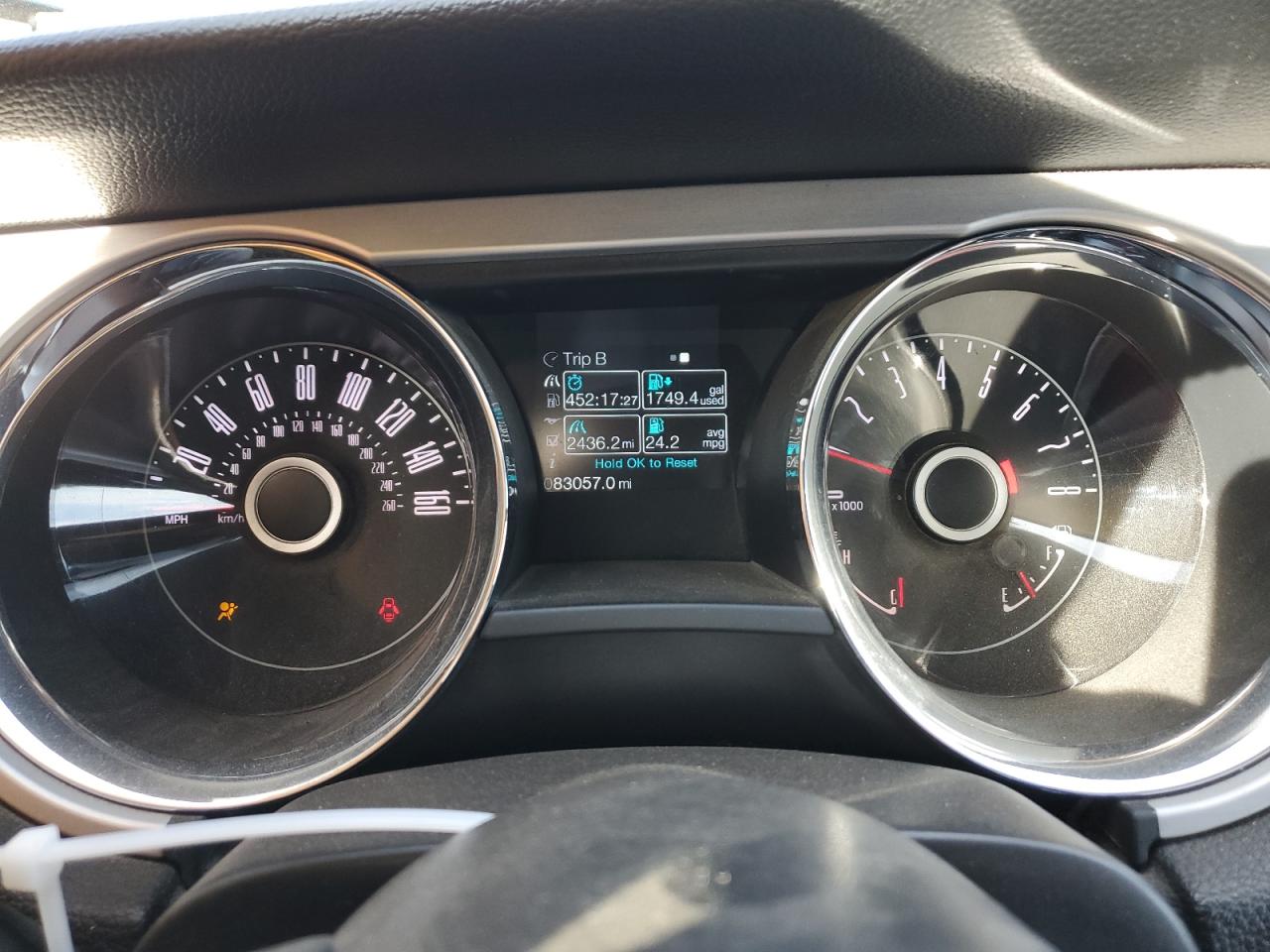 2014 Ford Mustang VIN 1ZVBP8EM1E5322247 Copart auction photo, side damage thumbnail 9
