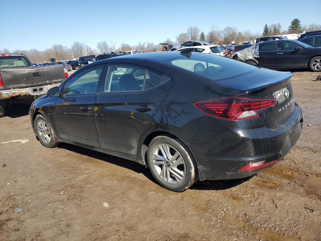 2020 Hyundai Elantra VIN 5NPD84LF5LH632520 Copart auction photo, front end damage thumbnail 2