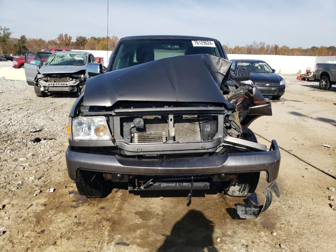 2011 Ford Ranger VIN 1FTKR4EE7BPA22873 Copart auction photo, front end damage thumbnail 5