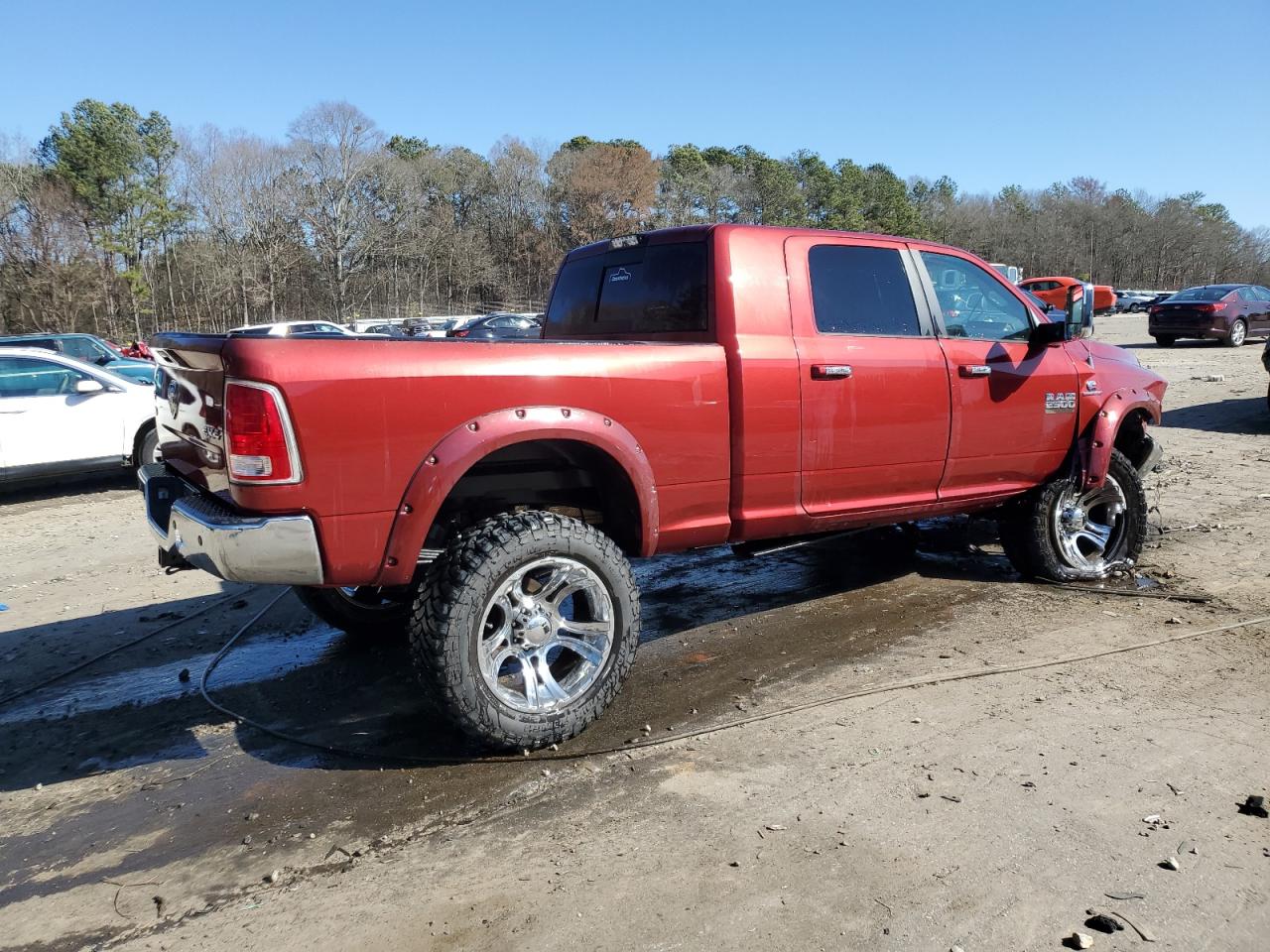 2013 RAM 2500 VIN 3C6UR5NL1DG609887 Copart auction photo, front end / undercarriage damage thumbnail 3