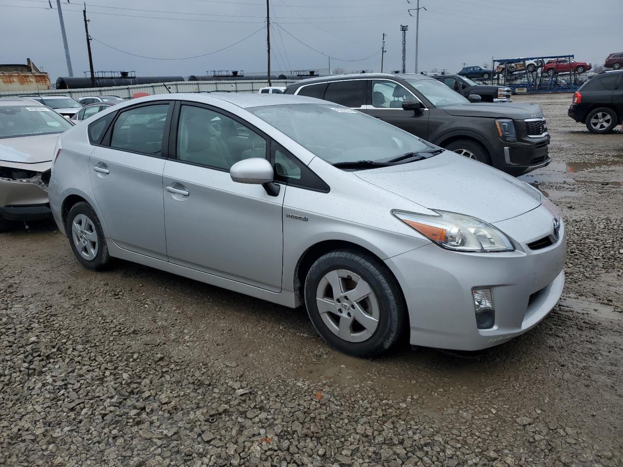 2010 Toyota Prius VIN JTDKN3DU1A0138947 Copart auction photo, undercarriage damage thumbnail 4
