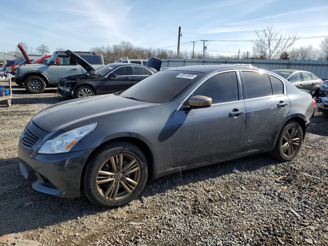 2012 Infiniti G VIN JN1CV6AR9CM680351 - Copart auction photo