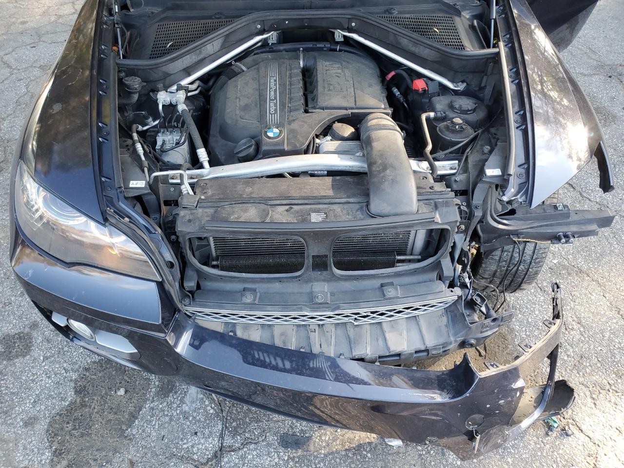 2012 BMW X6 VIN 5UXFG2C56CL781052 Copart auction photo, front end damage thumbnail 12