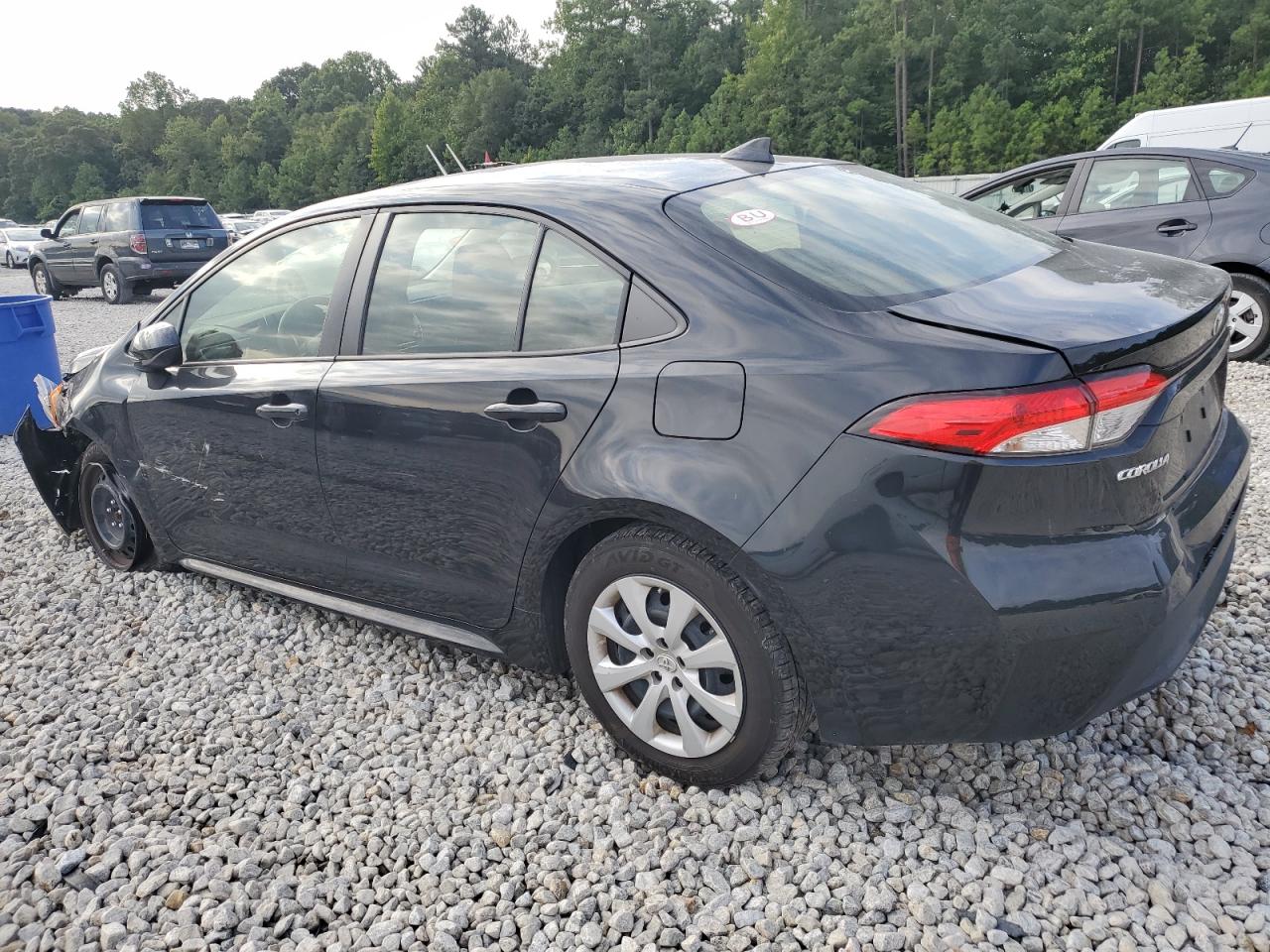 2022 Toyota Corolla VIN JTDEPMAE7NJ221907 Copart auction photo, front end / rear end damage thumbnail 2