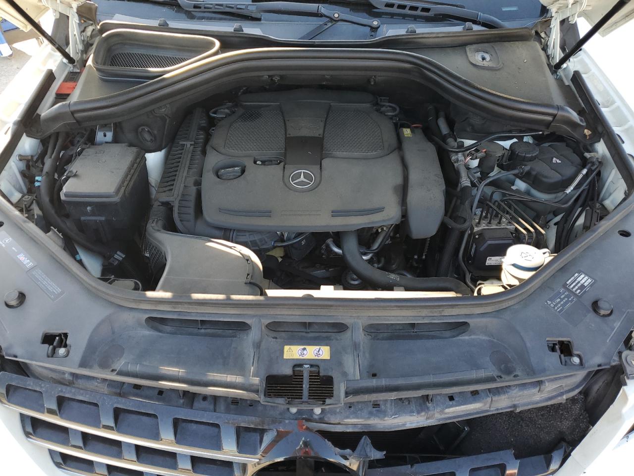 2012 Mercedes-Benz M-klasse VIN 4JGDA5HBXCA036533 Copart auction photo, front end damage thumbnail 14