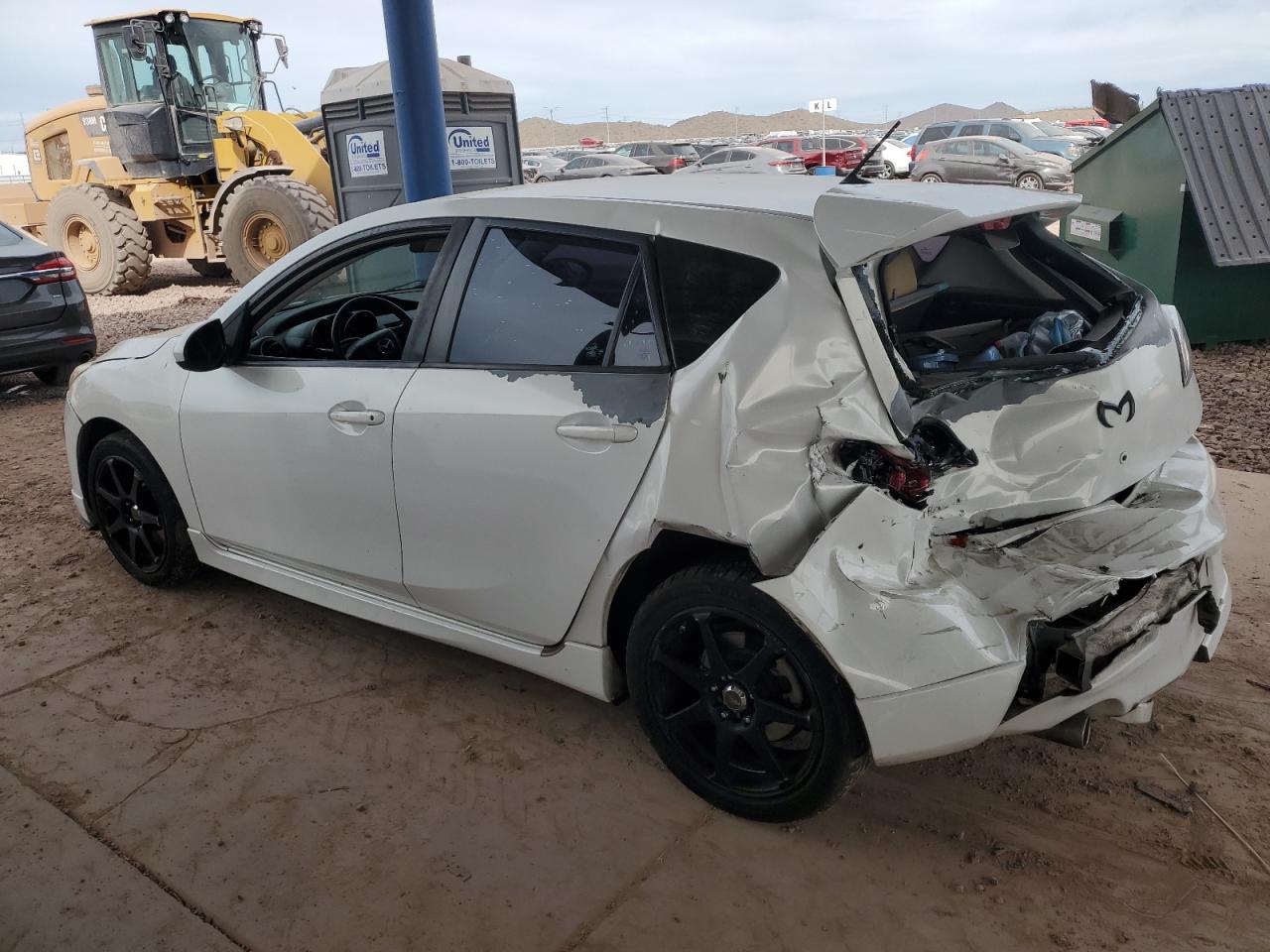 2011 Mazda 3 VIN JM1BL1K54B1482452 Copart auction photo, rear end damage thumbnail 2
