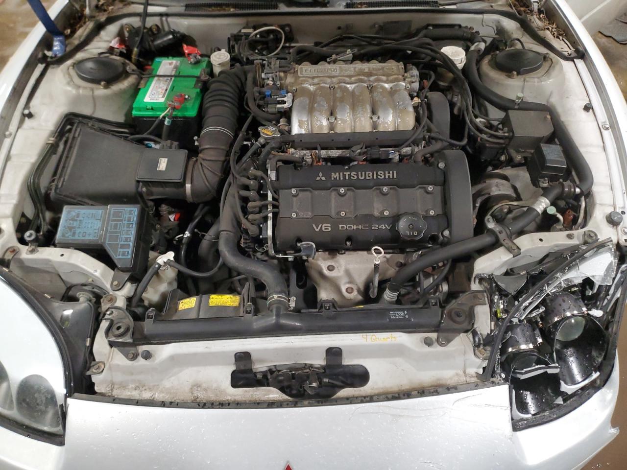 1994 Mitsubishi 3000 GT VIN JA3AM64J9RY034871 Copart auction photo, front end / rear end damage thumbnail 11