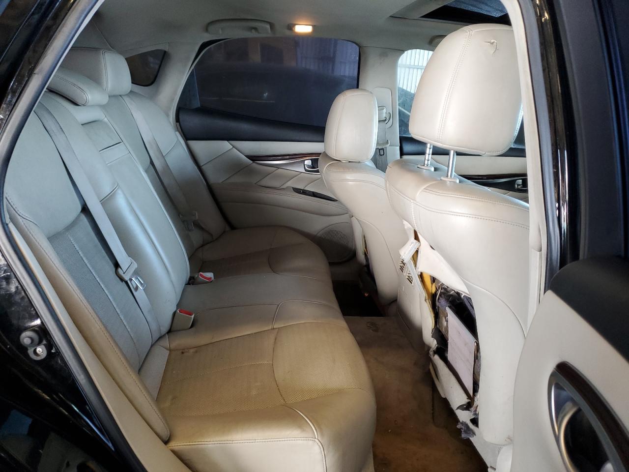 2011 Infiniti M VIN JN1BY1APXBM324025 Copart auction photo, front end / rear end damage thumbnail 10