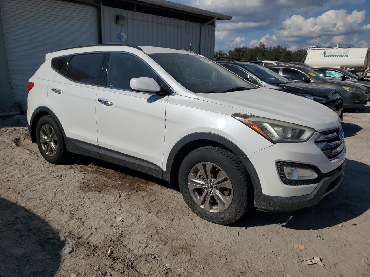 2014 Hyundai Santa Fe VIN 5XYZU3LB8EG149848 Copart auction photo, mechanical damage thumbnail 4