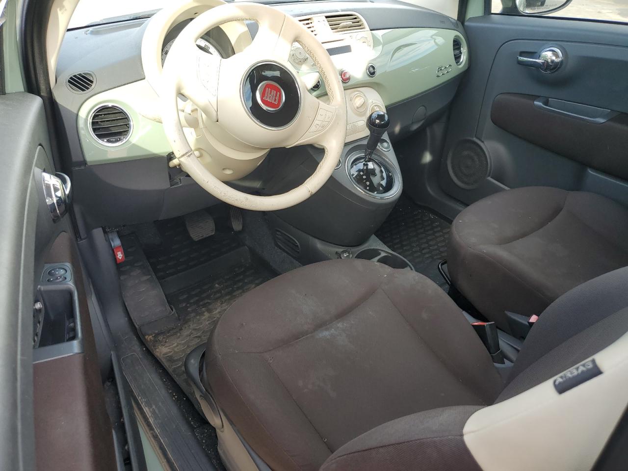 2013 Fiat 500 VIN 3C3CFFAR7DT753002 Copart auction photo, hail damage thumbnail 8