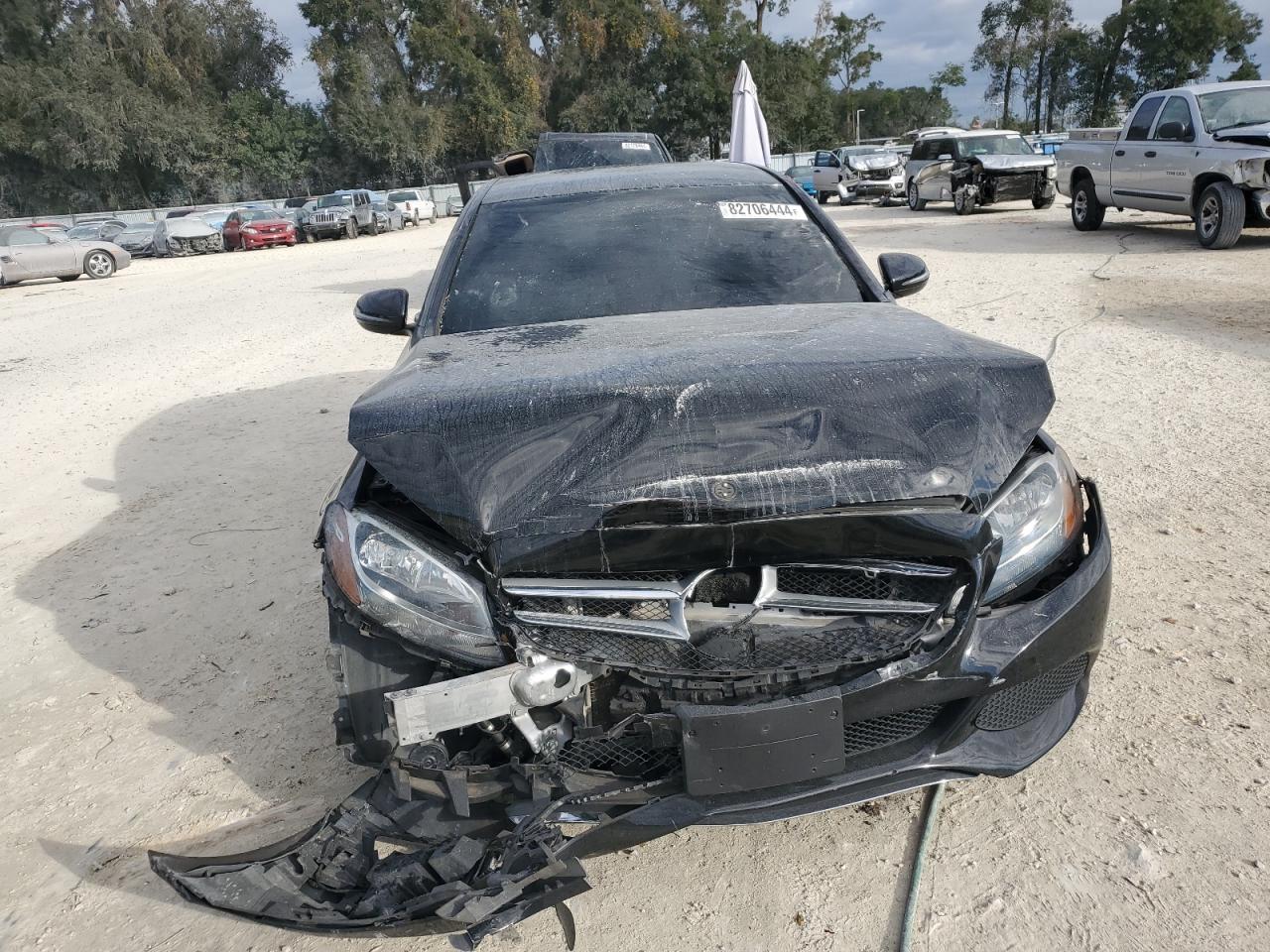 2016 Mercedes-Benz C-klasse VIN 55SWF4JB4GU176480 Copart auction photo, front end damage thumbnail 5