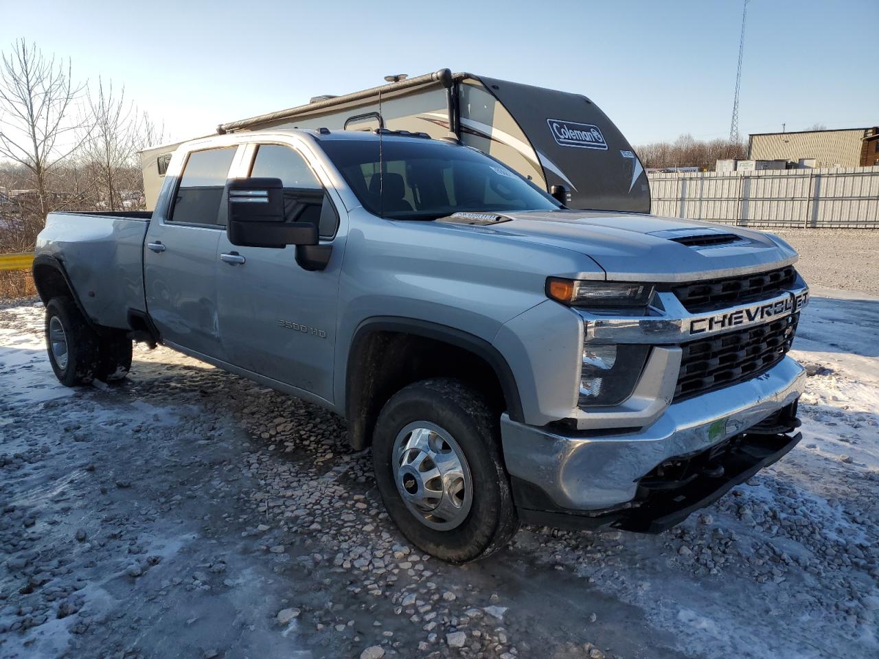 2022 Chevrolet Silverado VIN 1GC4YTEY5NF104238 Copart auction photo, all over damage thumbnail 4