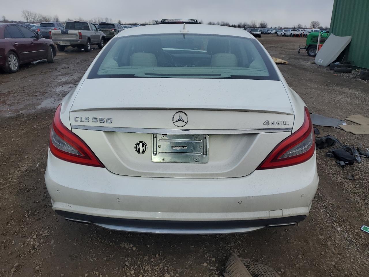 2013 Mercedes-Benz Cls-klasse VIN WDDLJ9BB7DA084997 Copart auction photo, front end damage thumbnail 6
