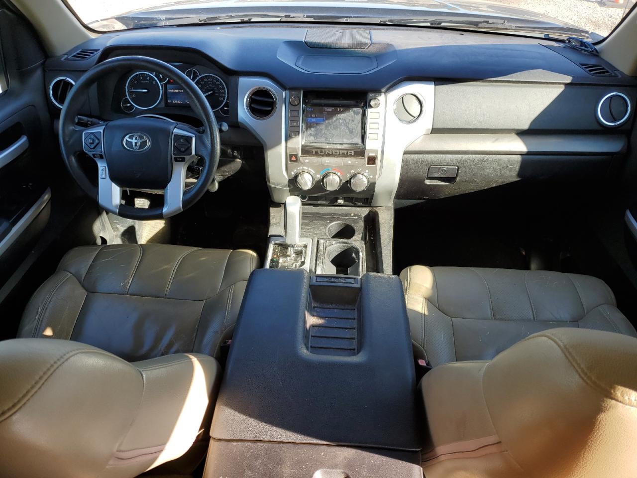 2015 Toyota Tundra VIN 5TFRM5F18FX083511 Copart auction photo, front end / rear end damage thumbnail 8