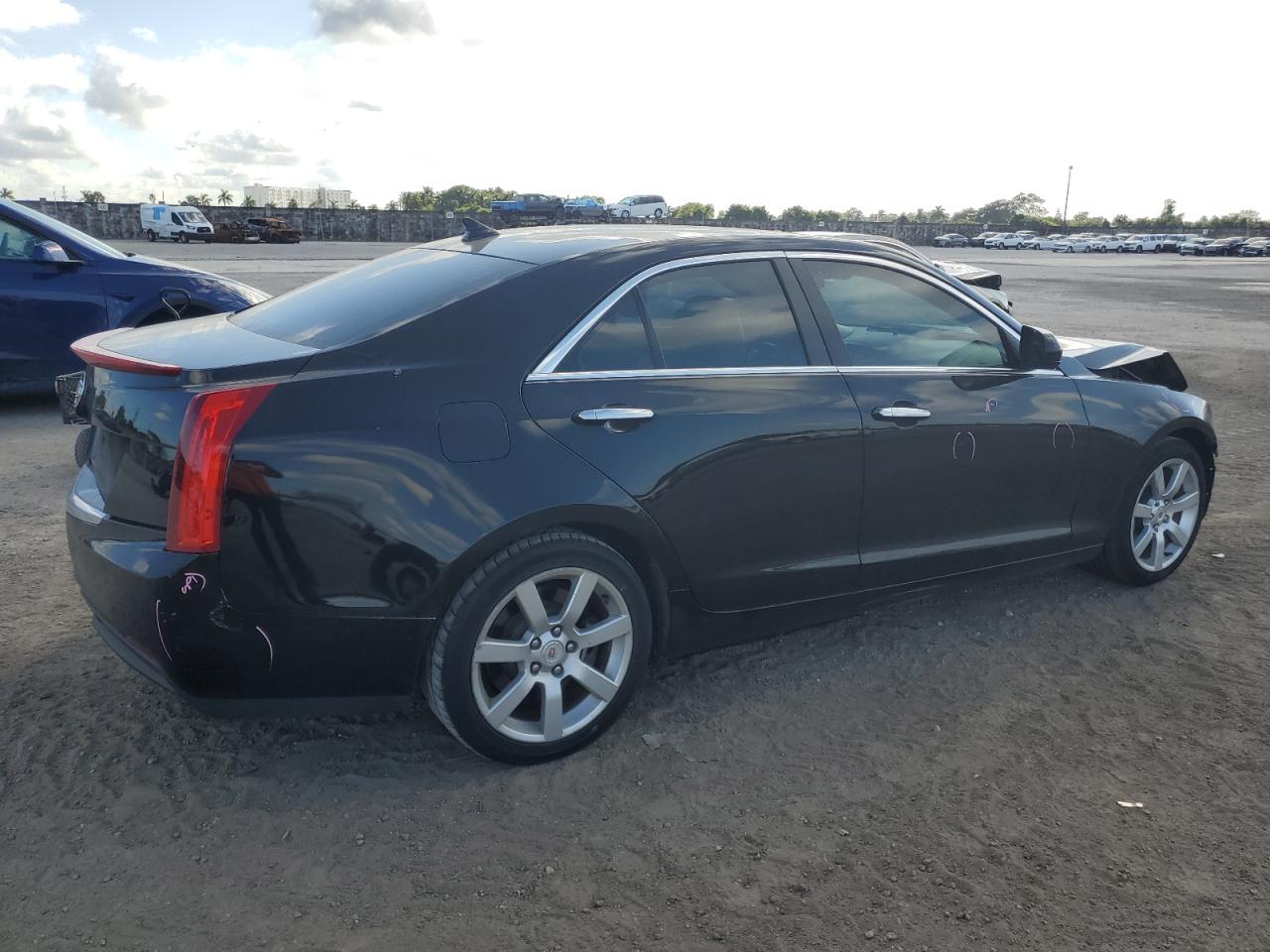 2013 Cadillac ATS VIN 1G6AA5RA7D0177938 Copart auction photo, front end damage thumbnail 3