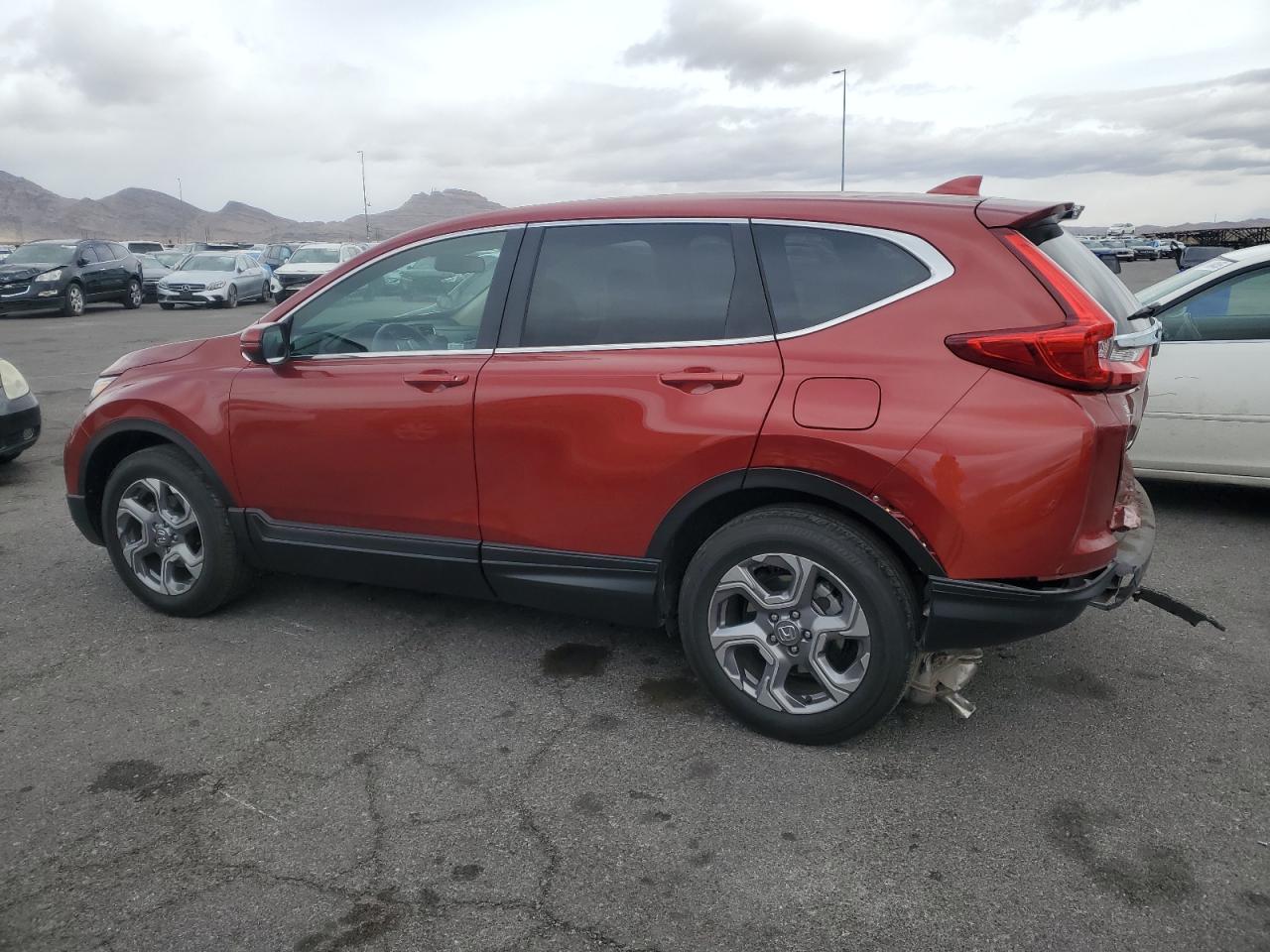 2018 Honda CR-V VIN 2HKRW2H86JH654596 Copart auction photo, rear end damage thumbnail 2