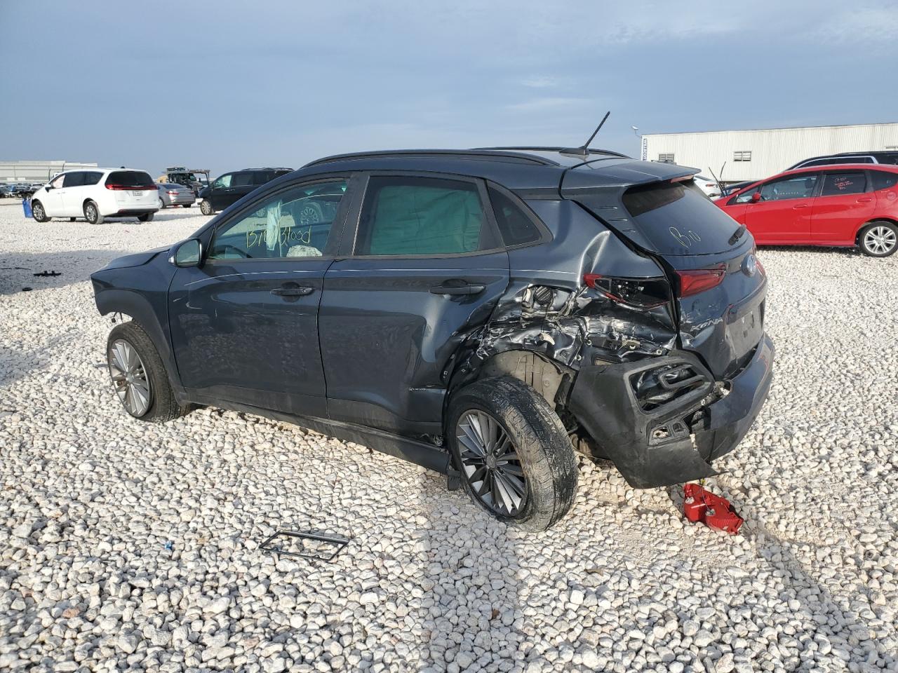 2018 Hyundai Kona VIN KM8K62AA9JU108276 Copart auction photo, all over damage thumbnail 2