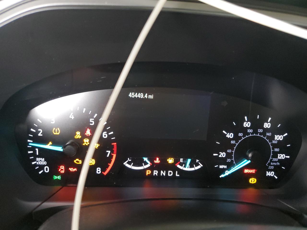 2020 Ford Escape VIN 1FMCU0F63LUB91080 Copart auction photo, front end damage thumbnail 9