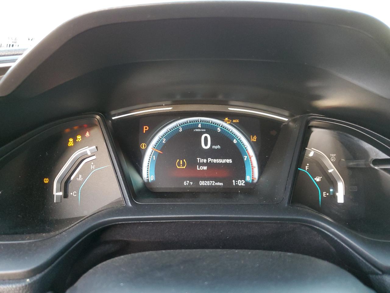 2019 Honda Civic VIN 2HGFC2F67KH525842 Copart auction photo, front end damage thumbnail 9