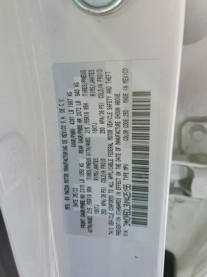 2022 Mazda CX-30 VIN 3MVDMBDL3NM425155 Copart auction photo, front end damage thumbnail 15
