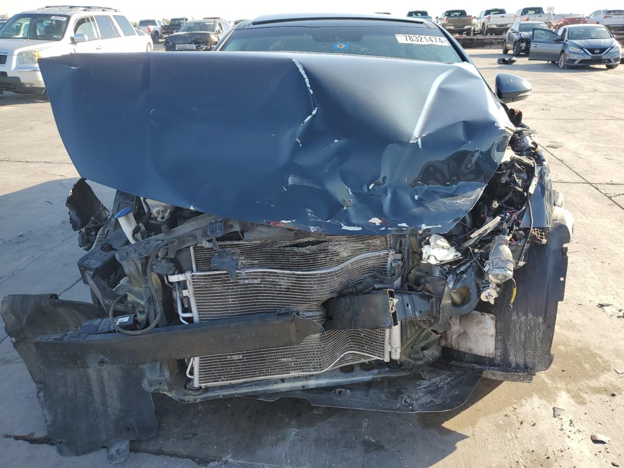 2018 KIA Cadenza VIN KNALC4J15J5097295 Copart auction photo, front end damage thumbnail 5