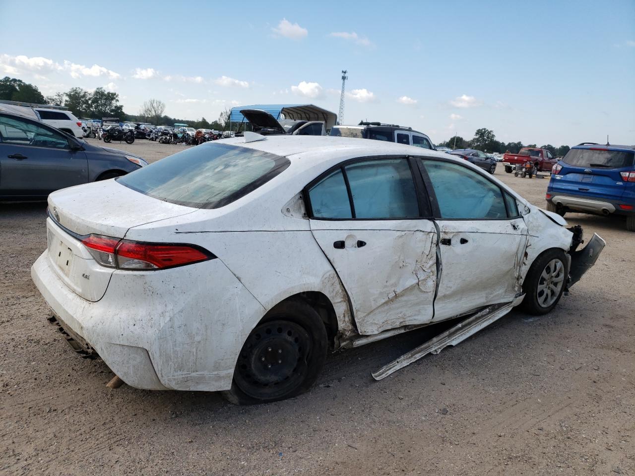 2020 Toyota Corolla VIN 5YFEPRAEXLP033839 Copart auction photo, all over damage thumbnail 3