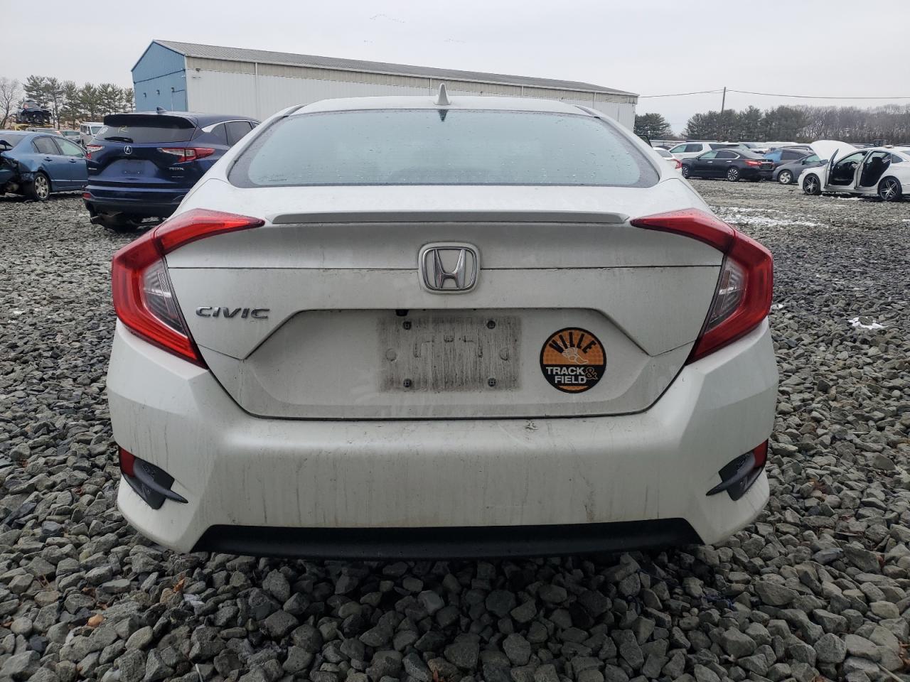 2016 Honda Civic VIN 19XFC1F75GE201549 Copart auction photo, front end damage thumbnail 6