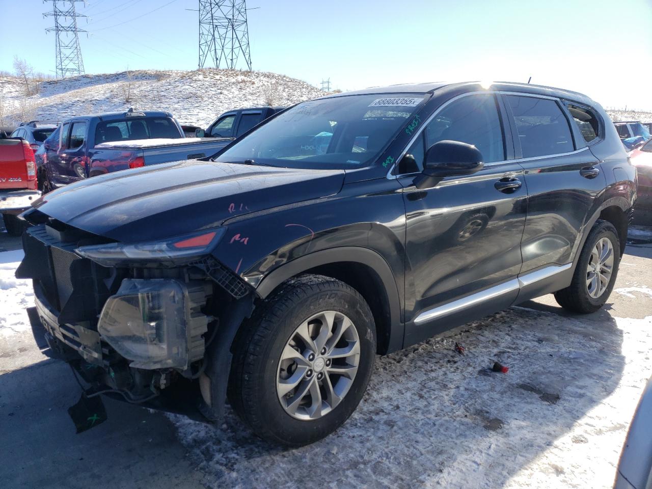 2020 Hyundai Santa Fe VIN 5NMS2CAD4LH151627