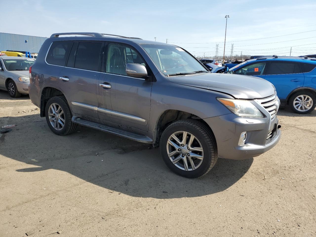 2013 Lexus LX VIN JTJHY7AX3D4101528 Copart auction photo, front end damage thumbnail 4