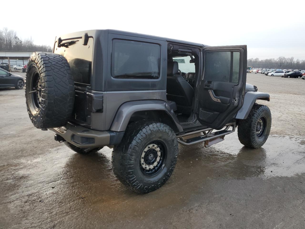 2016 Jeep Wrangler VIN 1C4BJWEG2GL344372 Copart auction photo, rollover damage thumbnail 3