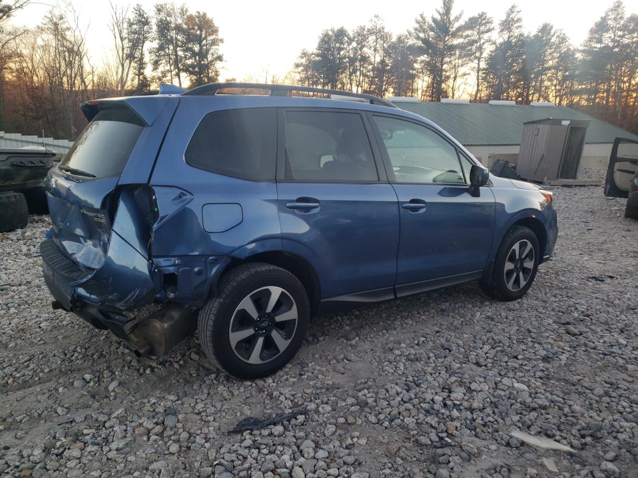 2017 Subaru Forester VIN JF2SJAEC4HH548628 Copart auction photo, rear end damage thumbnail 3