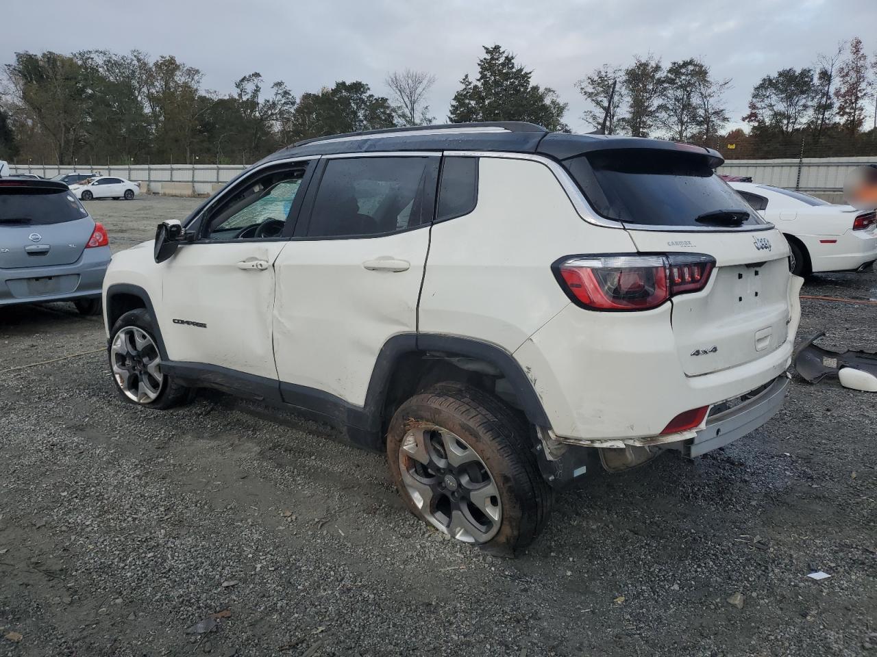 2018 Jeep Compass VIN 3C4NJDCB3JT281299 Copart auction photo, rollover damage thumbnail 2