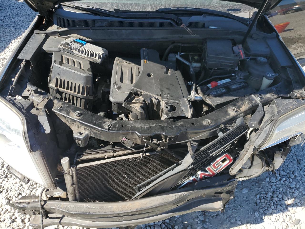 2010 GMC Terrain VIN 2CTALDEW9A6281096 Copart auction photo, front end damage thumbnail 12