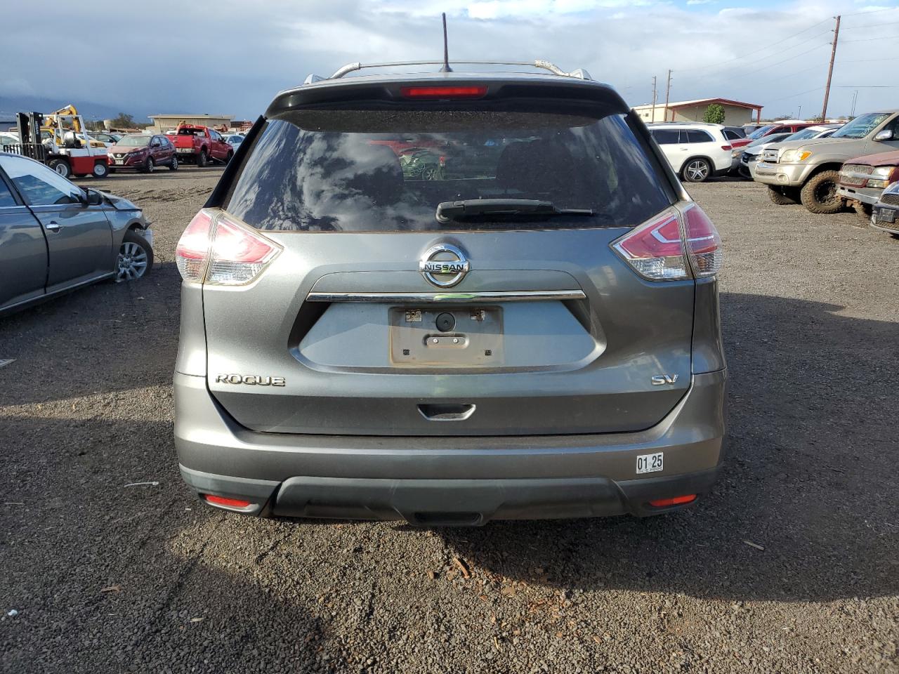 2016 Nissan Rogue VIN 5N1AT2MT6GC763625 Copart auction photo, front end / mechanical damage thumbnail 6