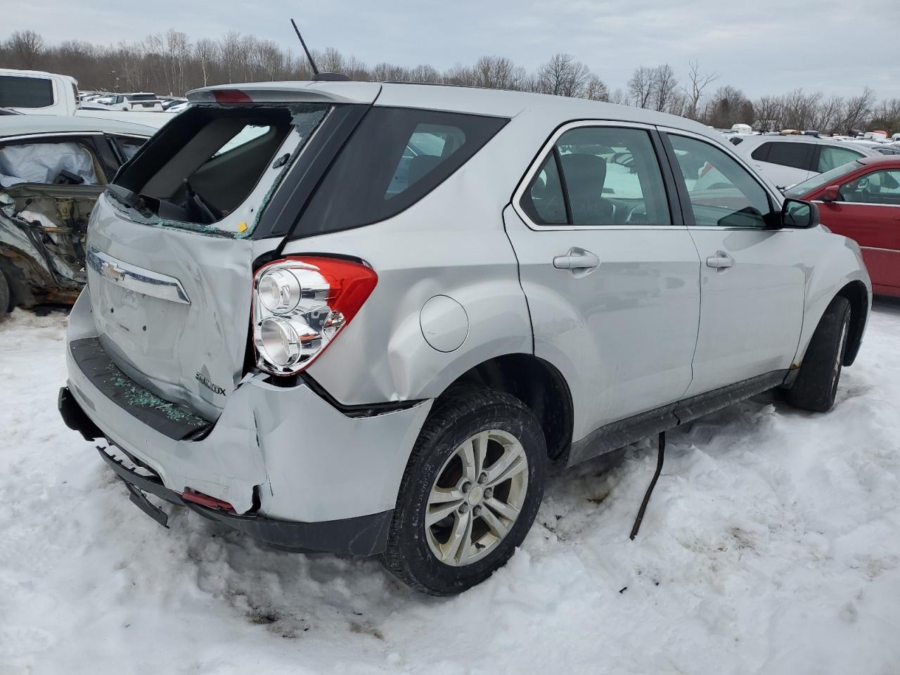 2015 Chevrolet Equinox VIN 1GNFLEEK1FZ114626 Copart auction photo, rear end damage thumbnail 3